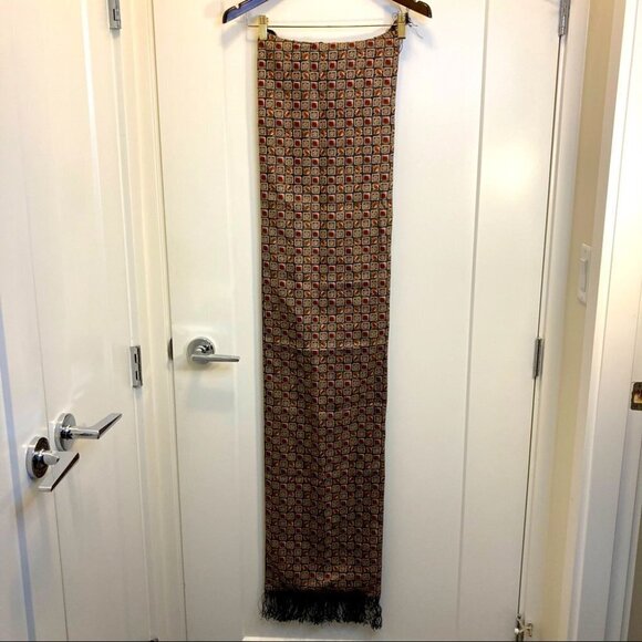 DION Vintage 100% Silk Scarf Made in  Canada - Picture 1 of 4